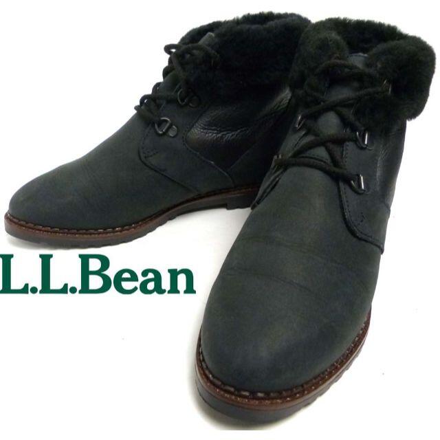 L.L.Bean(エルエルビーン)の英国製 エルエルビーン L.L.Bean裏ボア スエードブーツ 23-23.5 レディースの靴/シューズ(ブーツ)の商品写真