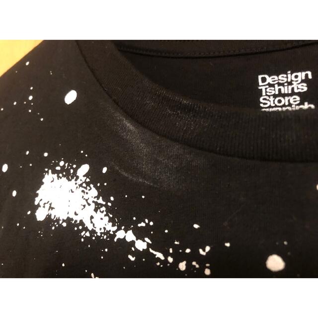 Design Tshirts Store graniph(グラニフ)のgraniph うる星やつら Tシャツ 宇宙柄 S ブラック 古着 レディースのトップス(Tシャツ(半袖/袖なし))の商品写真