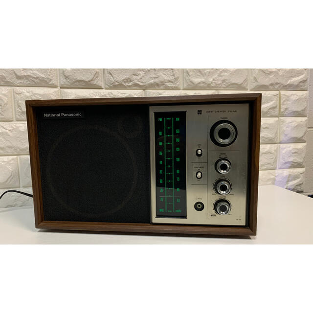 昭和レトロ】National ラジオAM/FM RE-790 Pana ttwir.com
