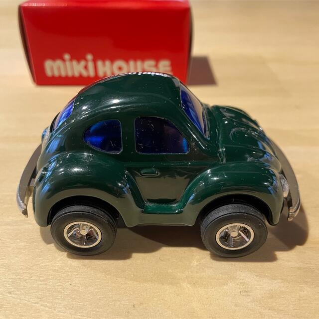 新品箱入り】ミキハウス mikihouse ビートル ミニカー 深緑の通販 by ...
