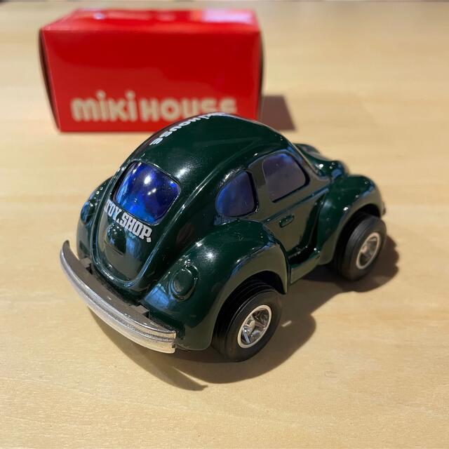 新品箱入り】ミキハウス mikihouse ビートル ミニカー 深緑の通販 by ...