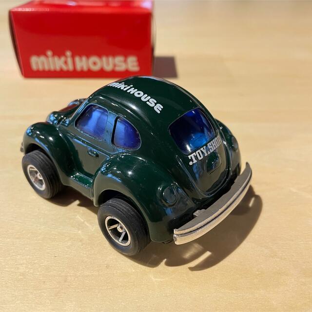 新品箱入り】ミキハウス mikihouse ビートル ミニカー 深緑の通販 by ...