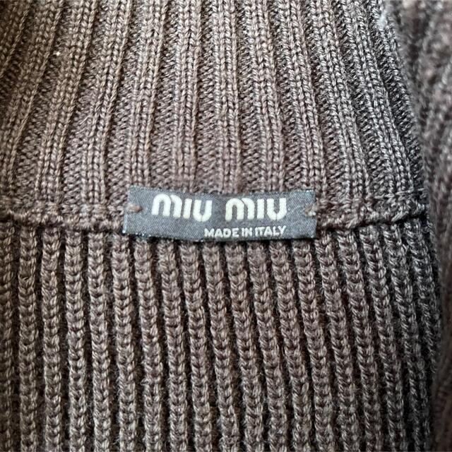 激レア】miumiu archive 90s ミリタリーニット メンズ 激レア】miumiu archive 90s ミリタリーニット メンズ