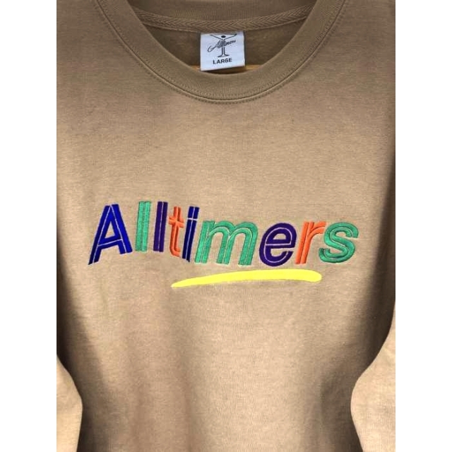 新作日本製】 ALLTIMERS(オールタイマーズ) フロントロゴスウェット