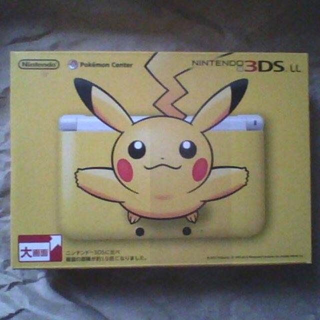 ケロケロ様専売　ニンテンドー3DSLL本体 (ピカチュウイエロー)