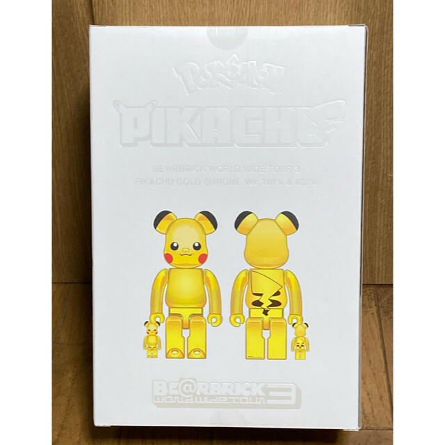 BE@RBRICK ピカチュウ GOLD CHROME Ver.100％400％エンタメ/ホビー