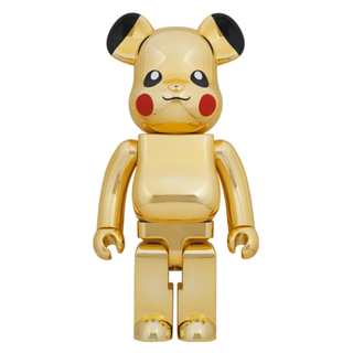 メディコムトイ(MEDICOM TOY)のベアブリック ピカチュウ 1000％ GOLD CHROME  PIKACHU(カーテン)