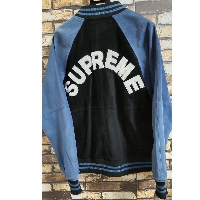 Supreme Suede Varsity Jacket | dondiegosanta.com