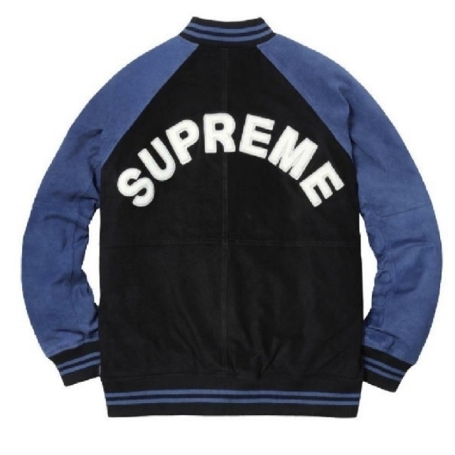 Supreme Suede Varsity Jacket | dondiegosanta.com