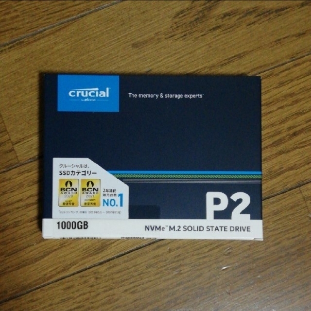 PCパーツ新品未開封 Crucial NVMe M.2 SSD 1TB 1000GB