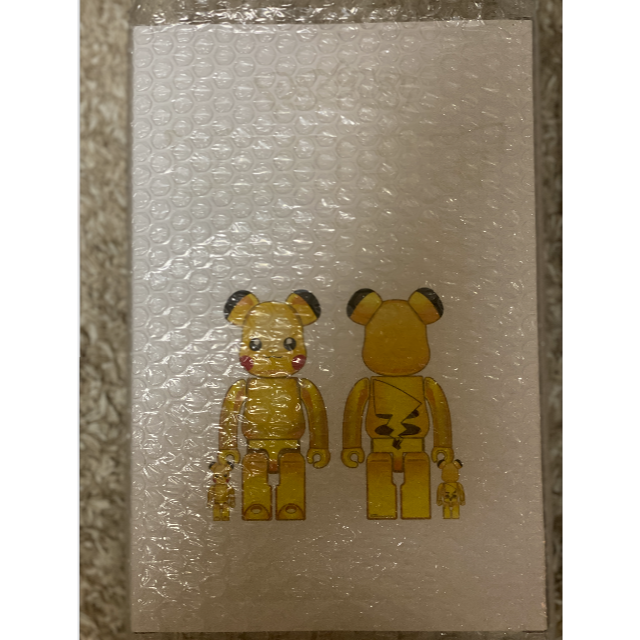 MEDICOM TOY - BE@RBRICK ピカチュウ GOLD CHROME Ver100%400%の通販