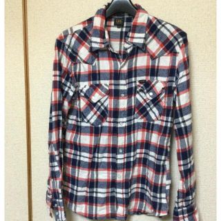 リー(Lee)の【美品】Lee  フランネルシャツ　Mサイズ(シャツ)