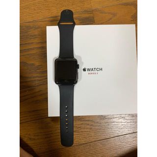 アップルウォッチ(Apple Watch)のapple watch series3ステンレススチール42mm(スマートフォン本体)