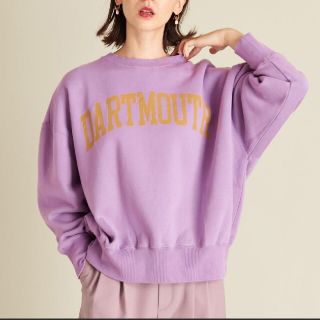 ビューティアンドユースユナイテッドアローズ(BEAUTY&YOUTH UNITED ARROWS)の値下！カレッジプリント裏起毛スウェットプルオーバー(トレーナー/スウェット)