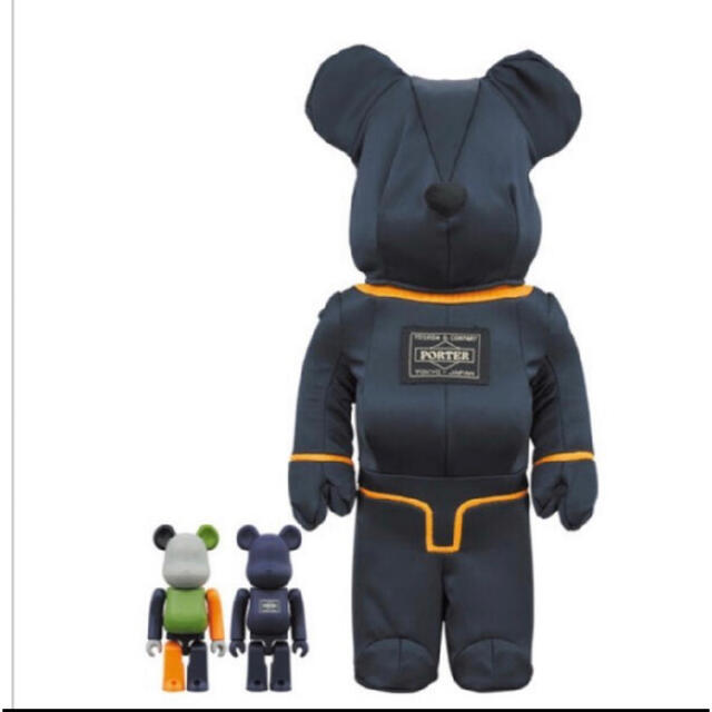 MEDICOM TOY(メディコムトイ)のBE@RBRICK PORTER TANKER  100＆400％ エンタメ/ホビーのフィギュア(その他)の商品写真