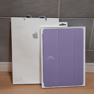 アップル(Apple)の(未使用)　iPad　スマートカバー　パープル　10.5インチ　紙袋付き(iPadケース)