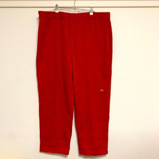 ディッキーズ(Dickies)の廃盤　Dickies ダブルニー　ワークパンツ　赤　W44 L32 美品(ワークパンツ/カーゴパンツ)