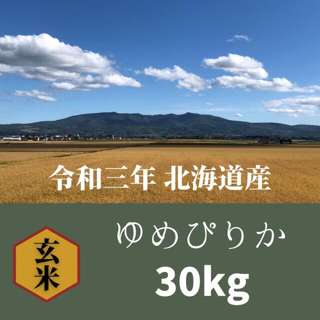 買う　時期　新米•北海道産ゆめぴりか　30kg　米/穀物