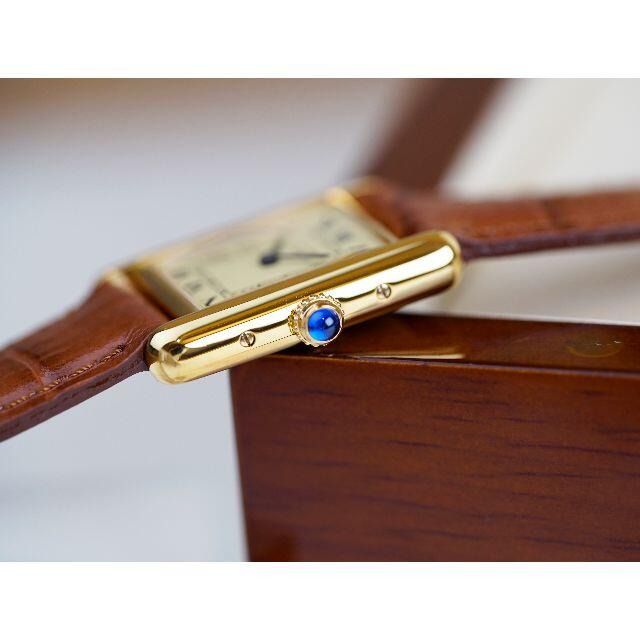 美品 カルティエ マスト タンク アイボリー ローマン SM Cartier