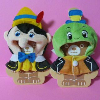 タグ・コスチューム付　ディズニー　ピノキオ　ジミニー　ユニベアシティ　ぬいぐるみ