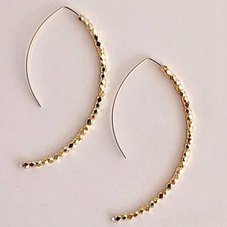 エテ(ete)のK14 Gold-filled バナナロングフックピアス(ピアス)