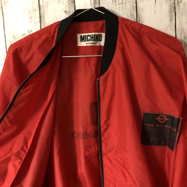 MICHIKO LONDON(ミチコロンドン)のミチコロンドンコシノ 90s ビッグプリント レッドカラー ナイロンジャケット  メンズのジャケット/アウター(ナイロンジャケット)の商品写真