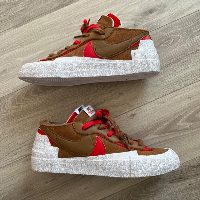 ✨極美品✨SACAI × NIKE BLAZER LOW BRITISH TAN