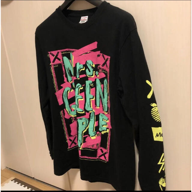 SHAREEF(シャリーフ)のロンT Mrs. GREEN APPLE XL ゼンジン未到とプロテスト エンタメ/ホビーのタレントグッズ(ミュージシャン)の商品写真