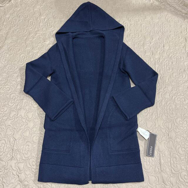 FOXEY フォクシー ニット 白40※華うさぎ様専用 ロング カーディガン