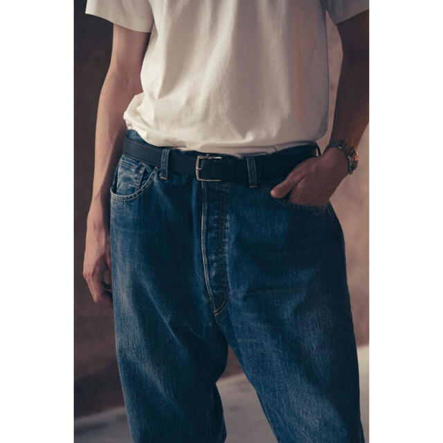 A.PRESSE 22SS Washed Denim Wide Pants 34