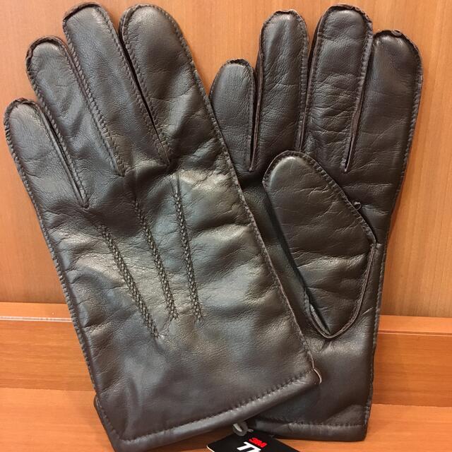 にょろエモン様専用BROOKS BROTHERSレザーグローブ【ダークブラウン】