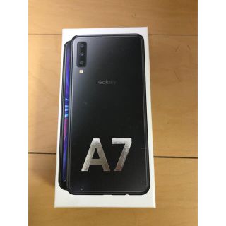 ギャラクシー(Galaxy)のSAMSUNG Galaxy A7 ブラック SM-A750C(スマートフォン本体)