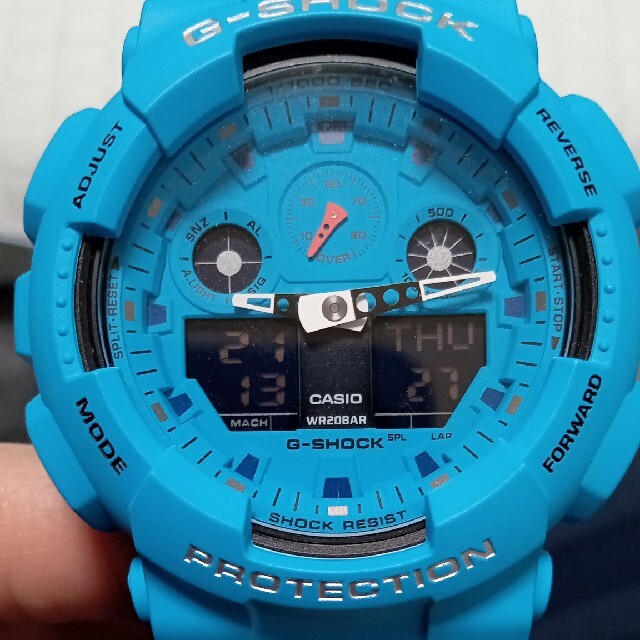 CASIO　G-SHOCK　GA-100RS-2A 腕時計