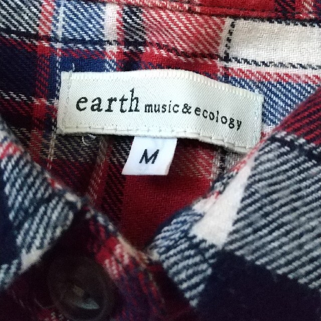 earth music & ecology(アースミュージックアンドエコロジー)のearth music ＆ ecology チェック柄シャツ レディースのトップス(シャツ/ブラウス(長袖/七分))の商品写真