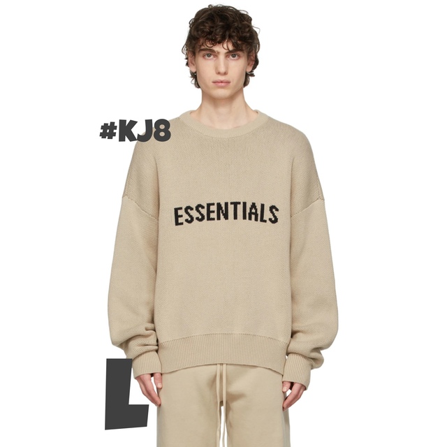 エッセンシャルズ SSENSE 限定 ベージュ プルオーバー セーター XLEssentialsベージュ