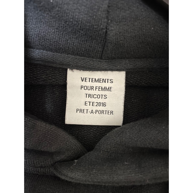 Balenciaga - VETEMENTS/16ss coming soon タイタニックパーカーの通販 Balenciaga - VETEMENTS/16ss coming soon タイタニックパーカーの通販