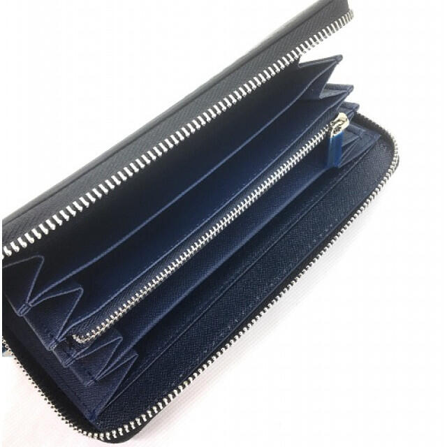カーボンレザー 長財布 シンプル デザイン メンズ レディース コインケース  レディースのファッション小物(財布)の商品写真