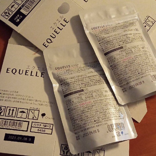 えくえる 大塚製薬 正規品の通販 by MYuuu sasaki｜ラクマ EQUELLE エクエル 120粒×2袋 げはご