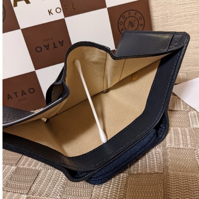 ATAO - ATAO ミニ財布 waltzワルツ rookルーク 【ネイビー】の ATAO - ATAO ミニ財布 waltzワルツ rookルーク 【ネイビー】の