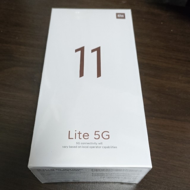 ANDROID(アンドロイド)の【新品未開封】Xiaomi Mi 11 Lite 5G ミントグリーン 国内版 スマホ/家電/カメラのスマートフォン/携帯電話(スマートフォン本体)の商品写真