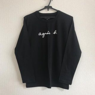 アニエスベー(agnes b.)の【新品未使用】アニエスベー  ロンT   黒(Tシャツ(長袖/七分))