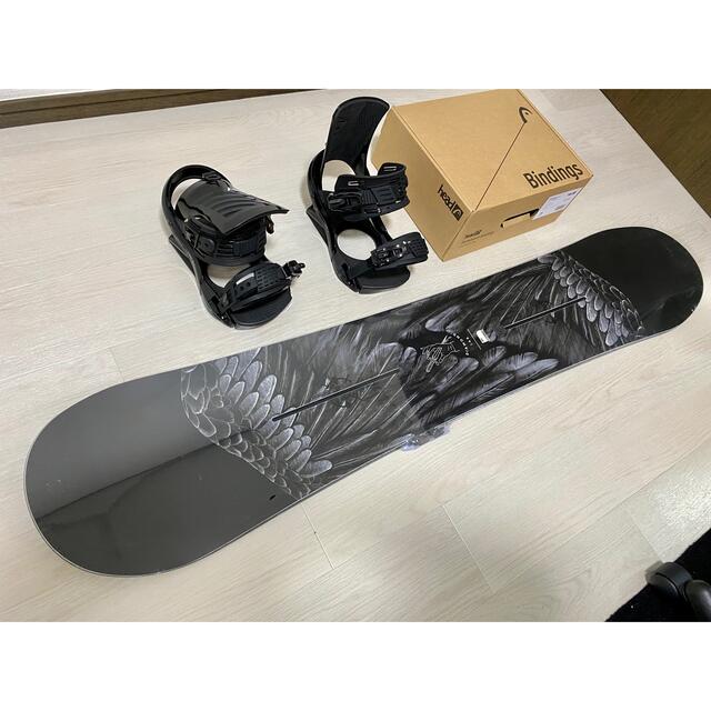 BURTON(バートン)のエンデバースノーボードとヘッドビンディングのセット出品 スポーツ/アウトドアのスノーボード(ボード)の商品写真