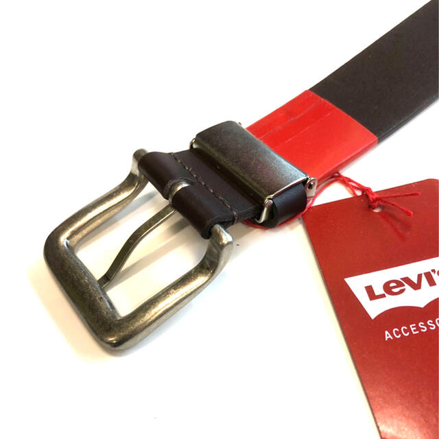 Levi's(リーバイス)のリーバイスレザーベルト 35mm 6020 チョコ メンズのファッション小物(ベルト)の商品写真