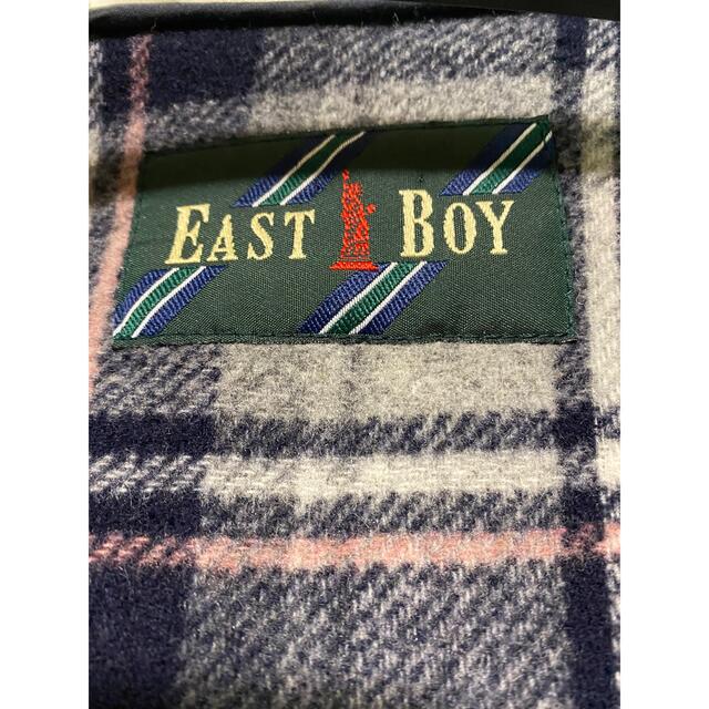 EASTBOY(イーストボーイ)のEAST BOY ダッフルコート　濃紺　ネイビー　サイズ9  送料無料 レディースのジャケット/アウター(ダッフルコート)の商品写真