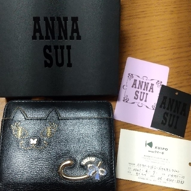 ANNA SUI(アナスイ)のANNA SUI☆猫 折り財布 マイティティ レディースのファッション小物(財布)の商品写真