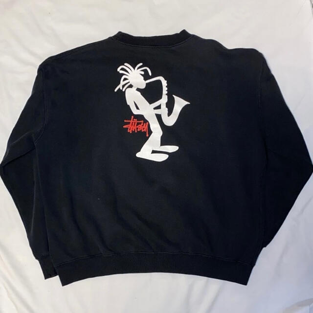 STUSSY - Stussy 90s 紺タグ jazz man sweat made in USの通販 by duct