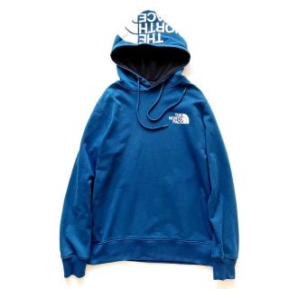 ザノースフェイス(THE NORTH FACE)のUSED❣️ノースフェイス❣️パーカー　アクアブルー　(パーカー)