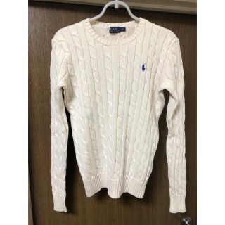 ポロラルフローレン(POLO RALPH LAUREN)のラルフローレン白ニット(ニット/セーター)