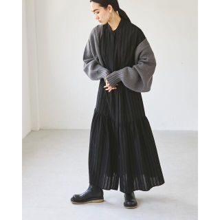 トゥデイフル(TODAYFUL)のSheerstripe Shirts Dress(ロングワンピース/マキシワンピース)