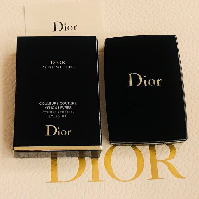 Dior(ディオール)のDior アイシャドウ＆リップ　ミニパレット　新品・非売品　ショッパーバック付 コスメ/美容のキット/セット(コフレ/メイクアップセット)の商品写真